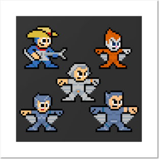 8-bit Silverhawks Posters and Art